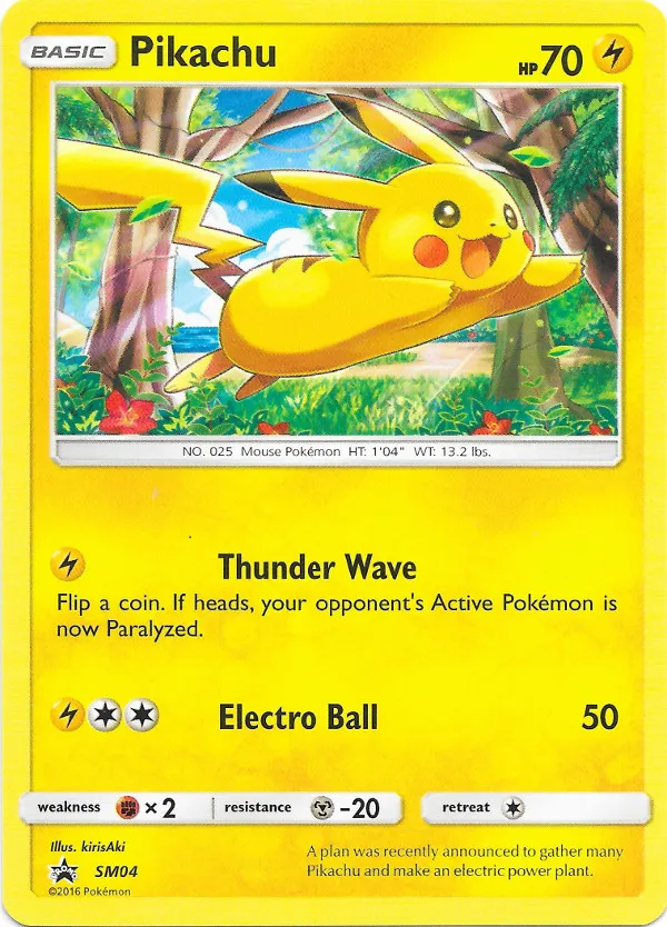 Carte Pikachu — SM Black Star Promos