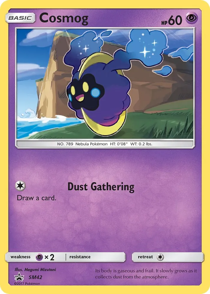 Carte Cosmog — SM Black Star Promos