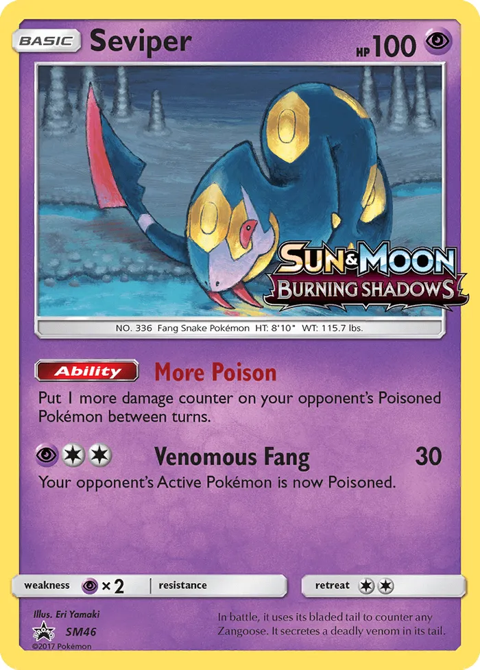 Carte Seviper — SM Black Star Promos