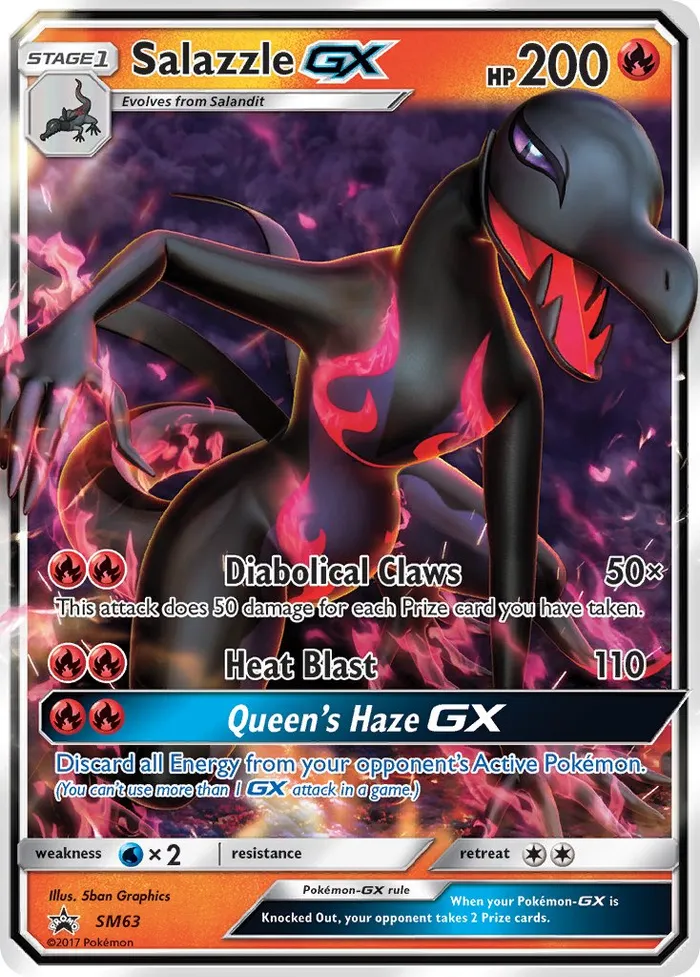 Carte Malamandre GX — SM Black Star Promos