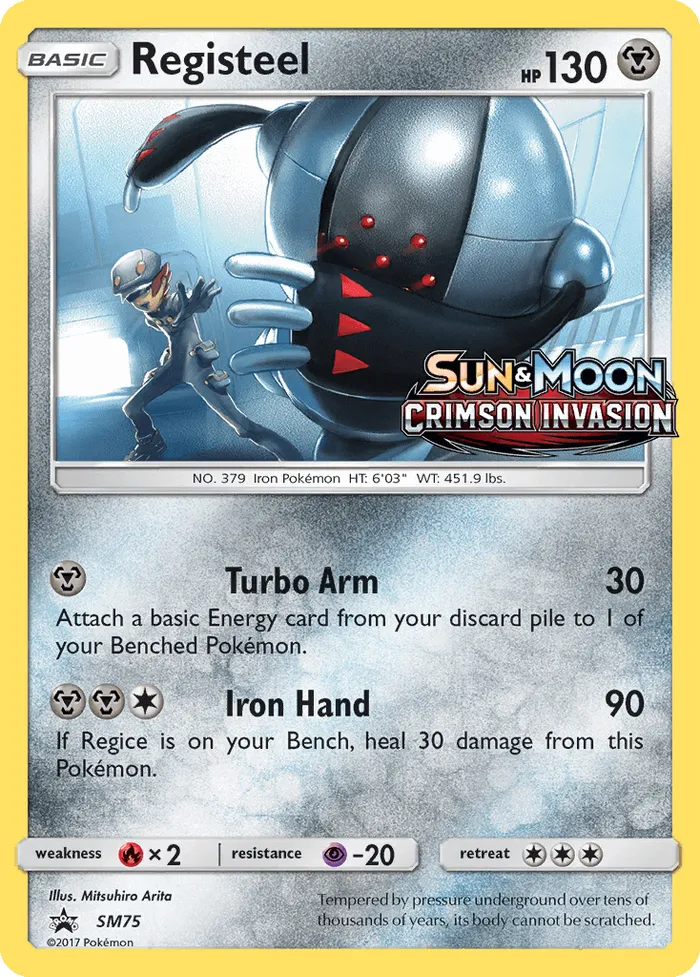 Carte Registeel — SM Black Star Promos