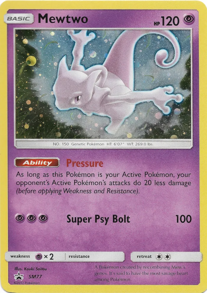 Carte Mewtwo — SM Black Star Promos