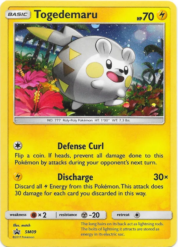 Carte Togedemaru — SM Black Star Promos