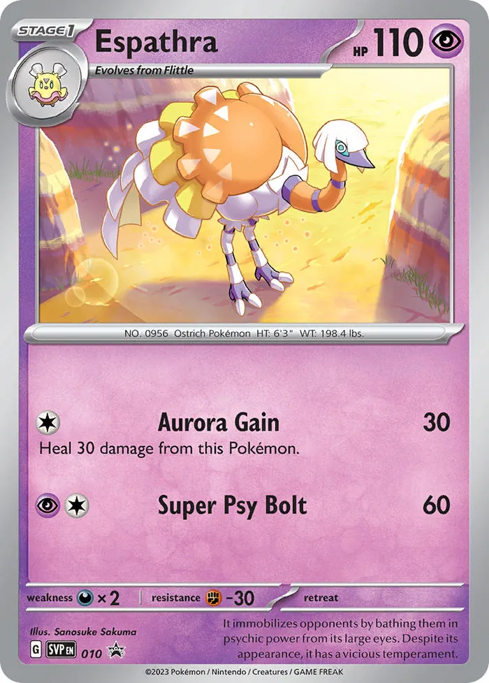 Carte Cléopsytra — SV Black Star Promos