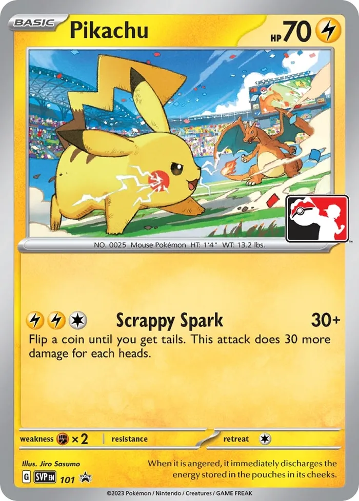 Carte Pikachu — SV Black Star Promos