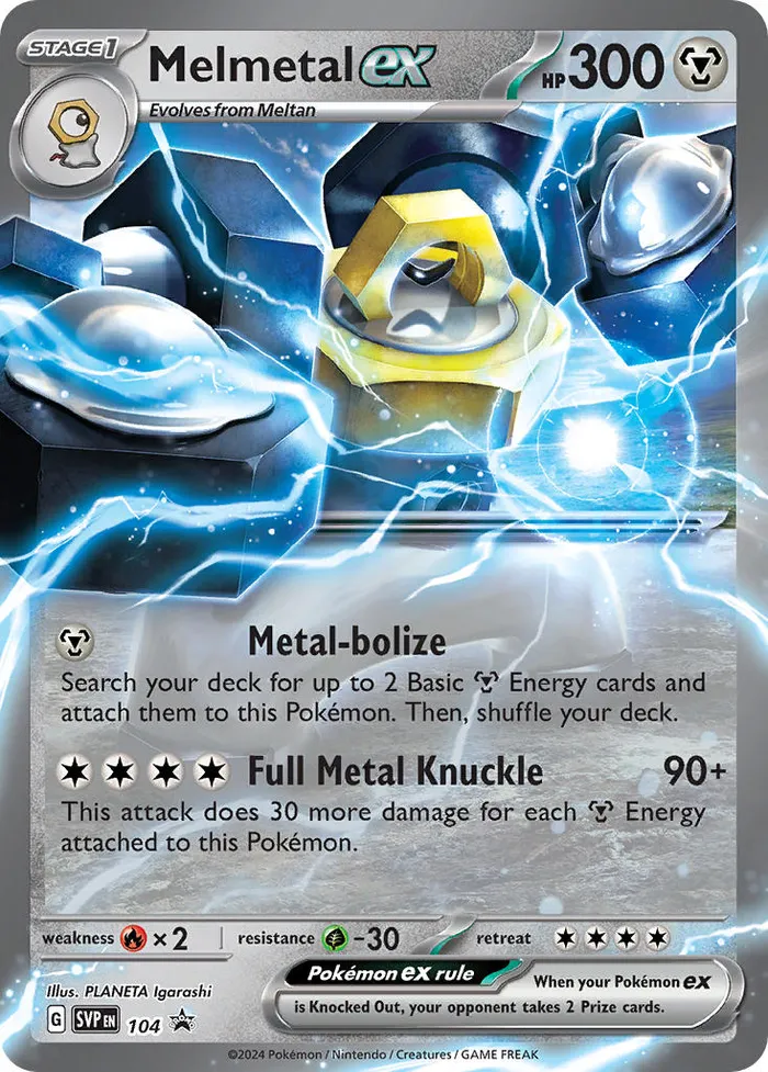Carte Melmetal ex — SV Black Star Promos