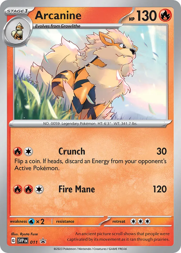 Carte Arcanin — SV Black Star Promos