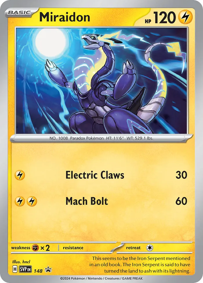 Carte Miraidon — SV Black Star Promos