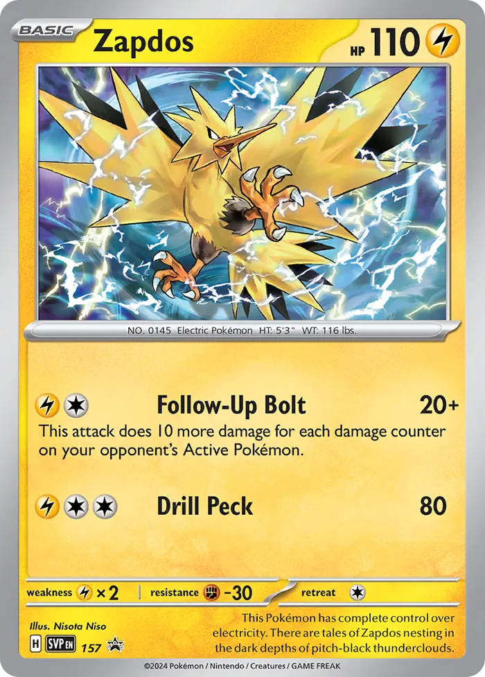 Carte Électhor — SV Black Star Promos