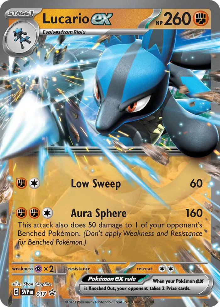 Carte Lucario ex — SV Black Star Promos