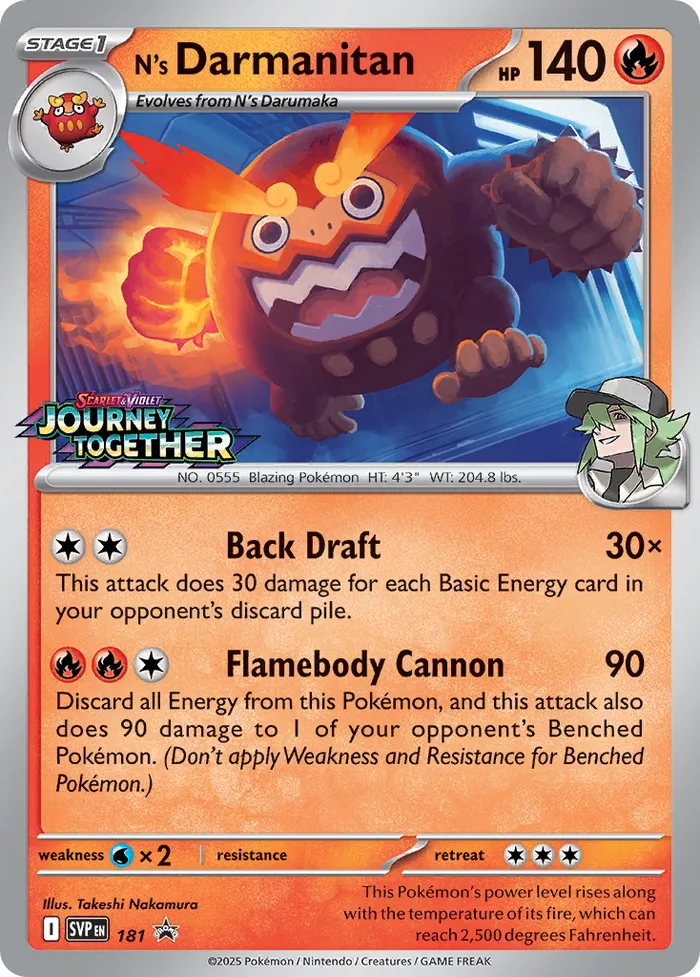 Carte Darumacho de N — SV Black Star Promos