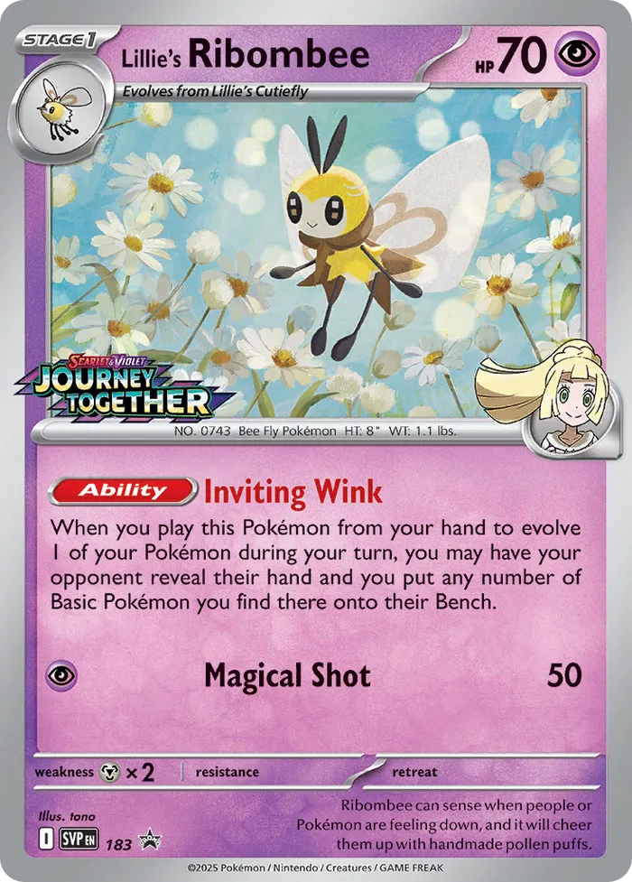 Carte Rubombelle de Lilie — SV Black Star Promos