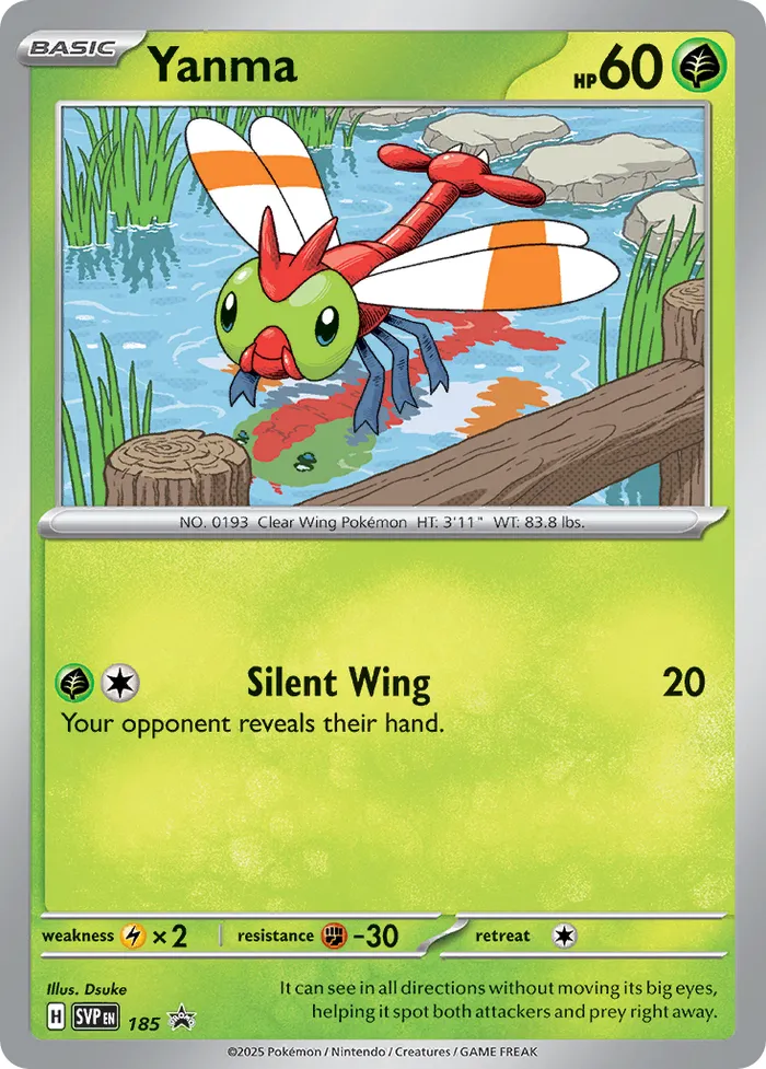 Carte Yanma — SV Black Star Promos