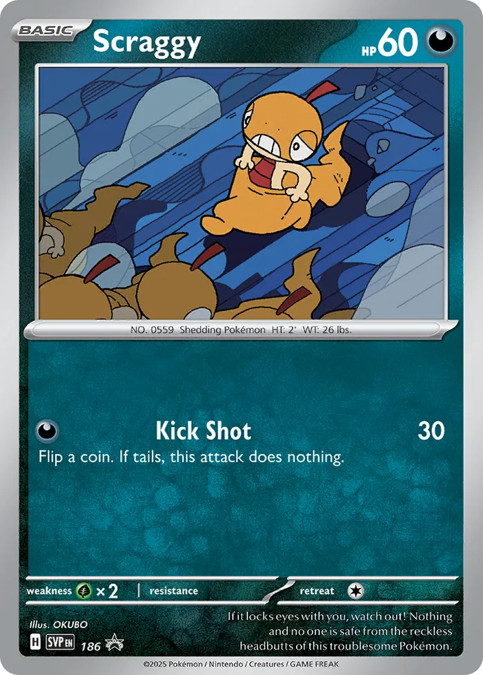 Carte Scraggy — SV Black Star Promos
