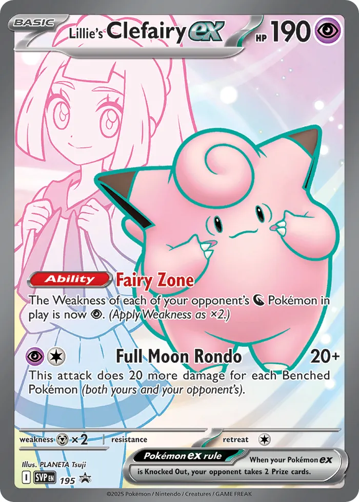 Carte Mélofée ex de Lilie — SV Black Star Promos