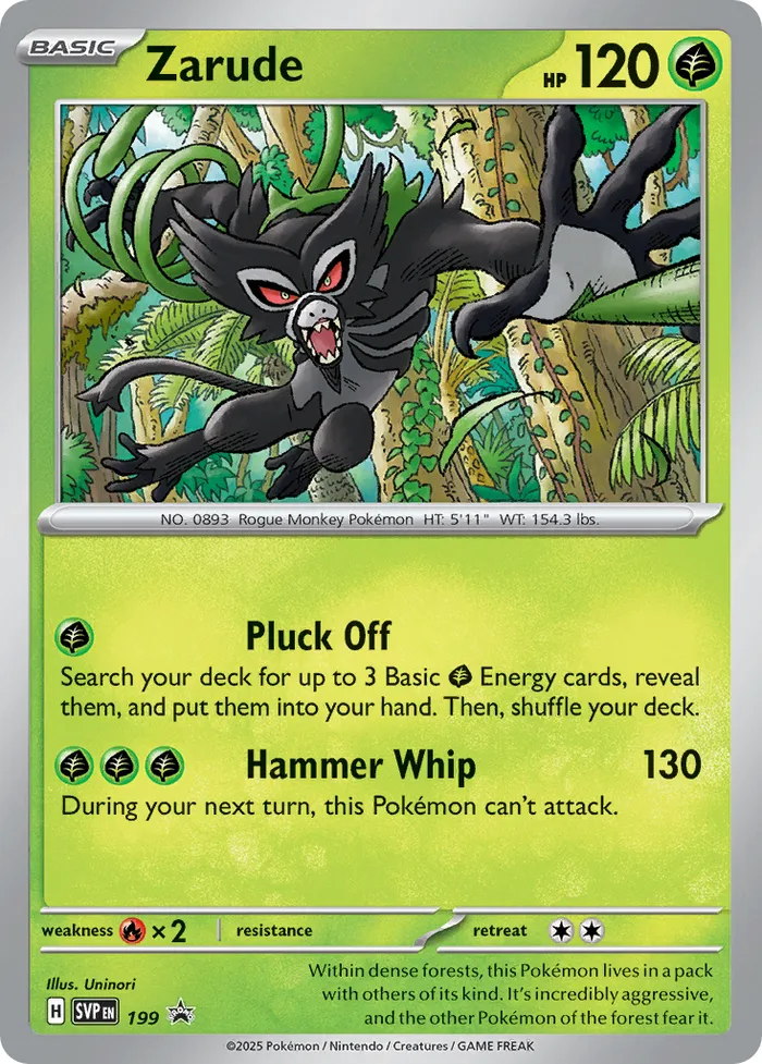 Carte Zarude — SV Black Star Promos