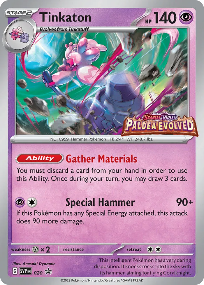 Carte Tinkaton — SV Black Star Promos