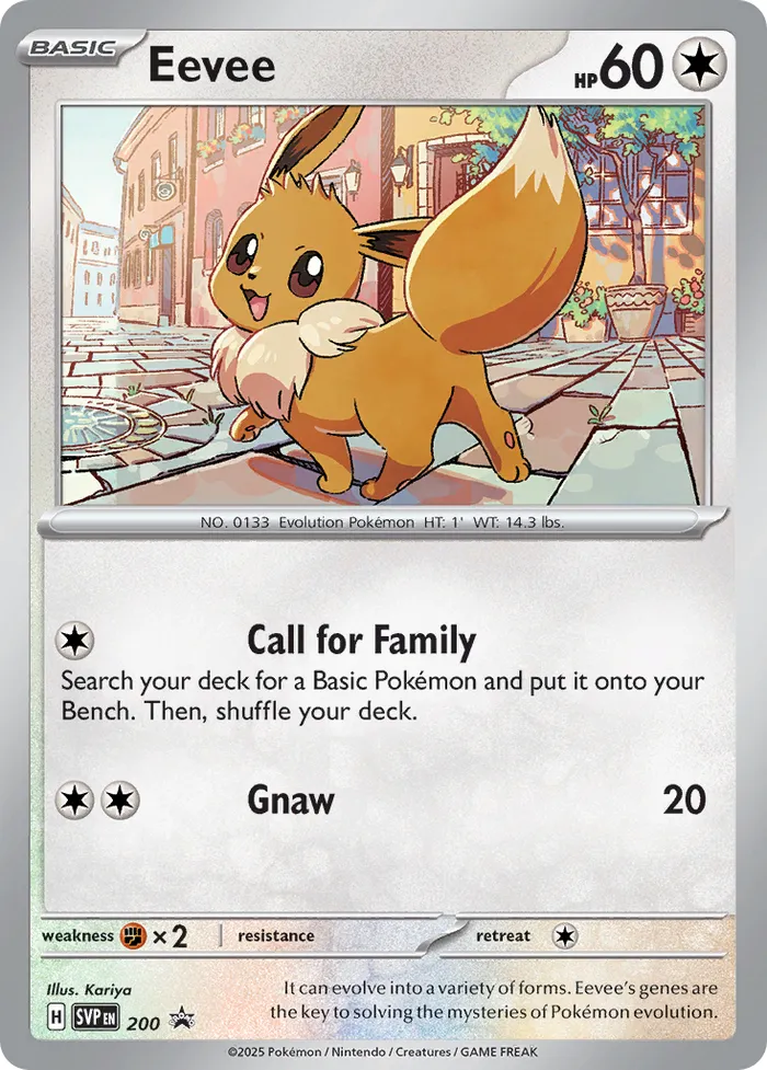 Carte Évoli — SV Black Star Promos