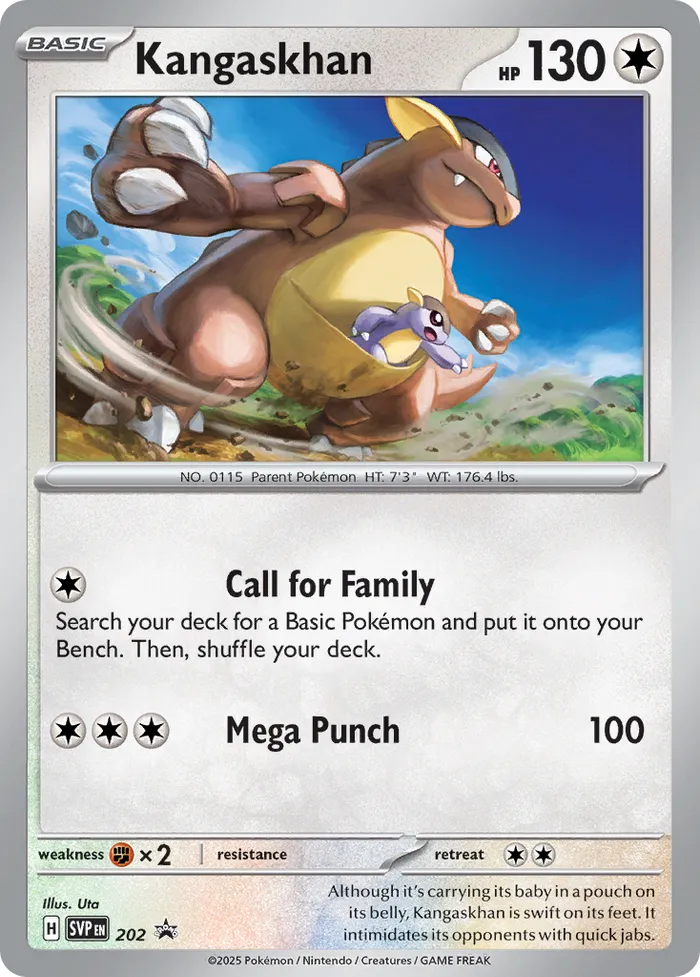 Carte Kangaskhan — SV Black Star Promos