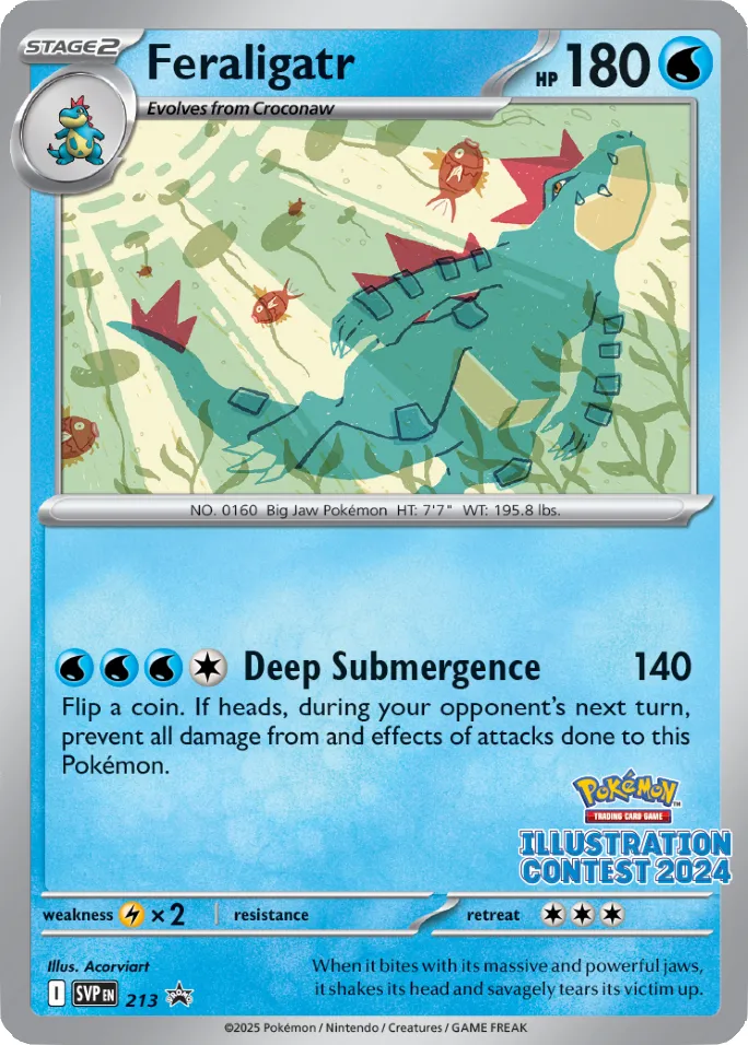 Carte Aligatueur — SV Black Star Promos
