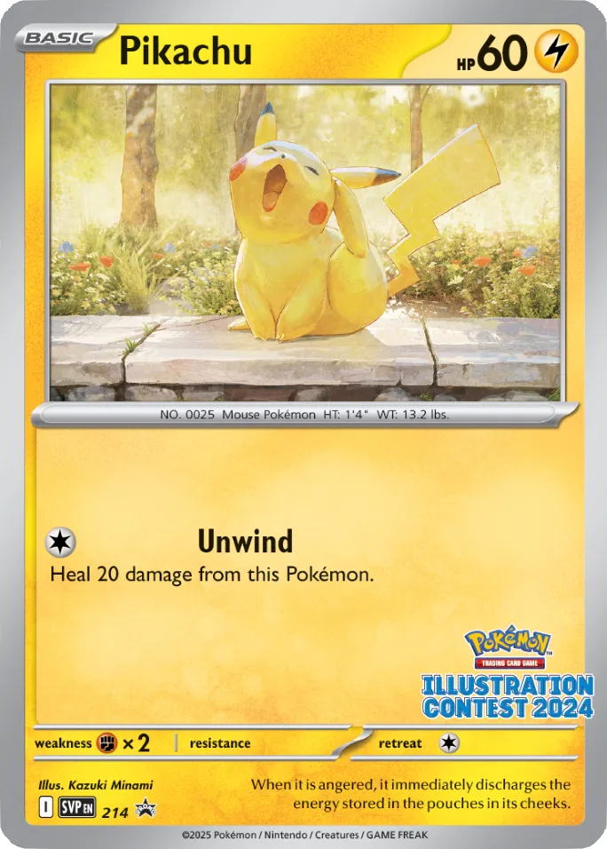 Carte Pikachu — SV Black Star Promos