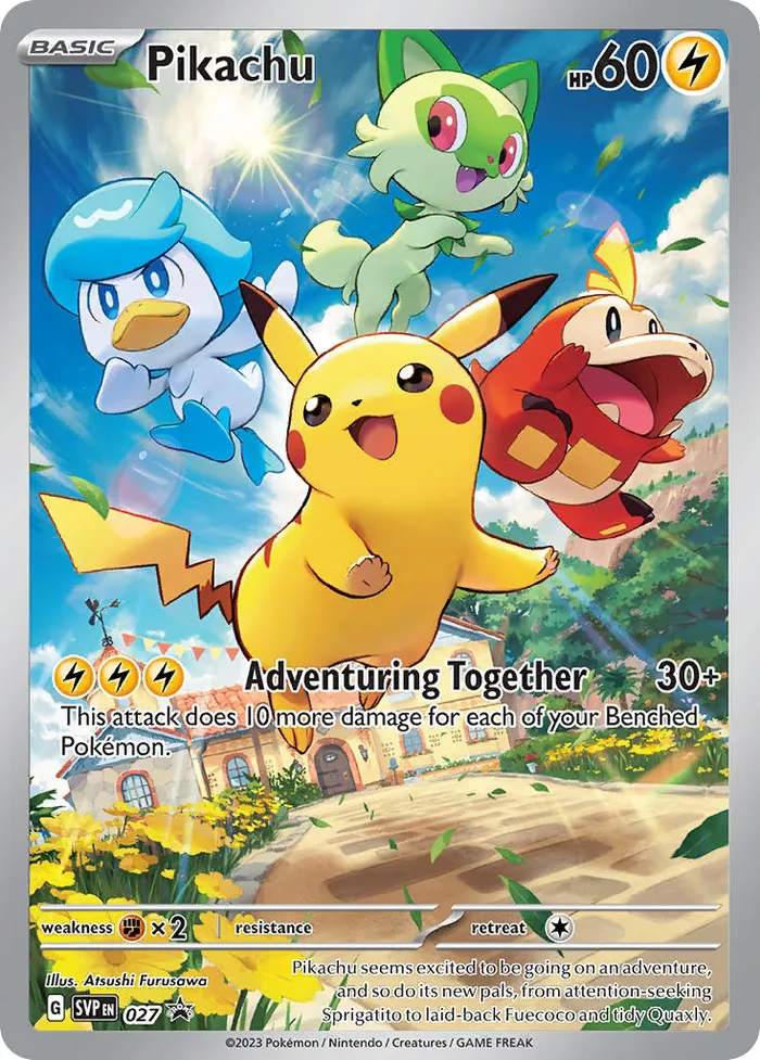 Carte Pikachu — SV Black Star Promos