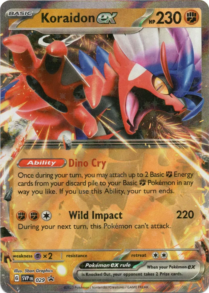 Carte Koraidon ex — SV Black Star Promos