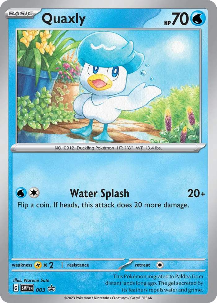Carte Quaxly — SV Black Star Promos