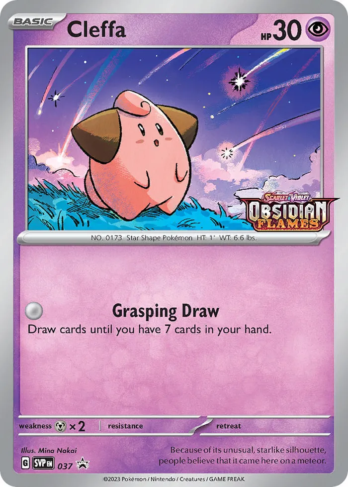 Carte Cleffa — SV Black Star Promos