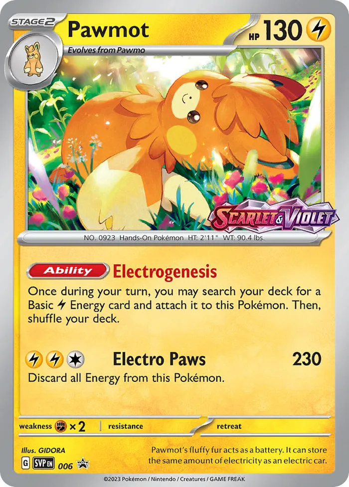 Carte Pawmot — SV Black Star Promos