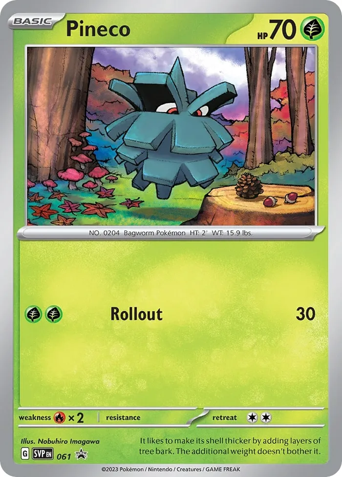 Carte Pineco — SV Black Star Promos