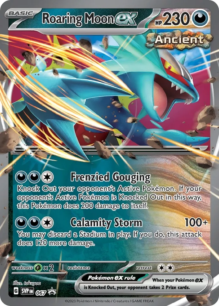Carte Roaring Moon — SV Black Star Promos
