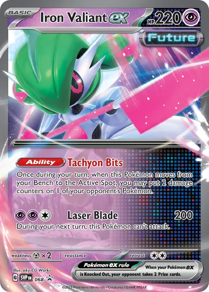 Carte Iron Valiant — SV Black Star Promos