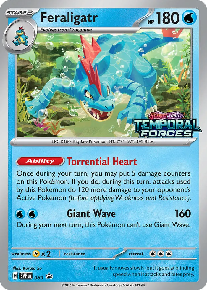 Carte Aligatueur — SV Black Star Promos