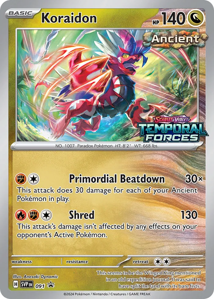 Carte Koraidon — SV Black Star Promos