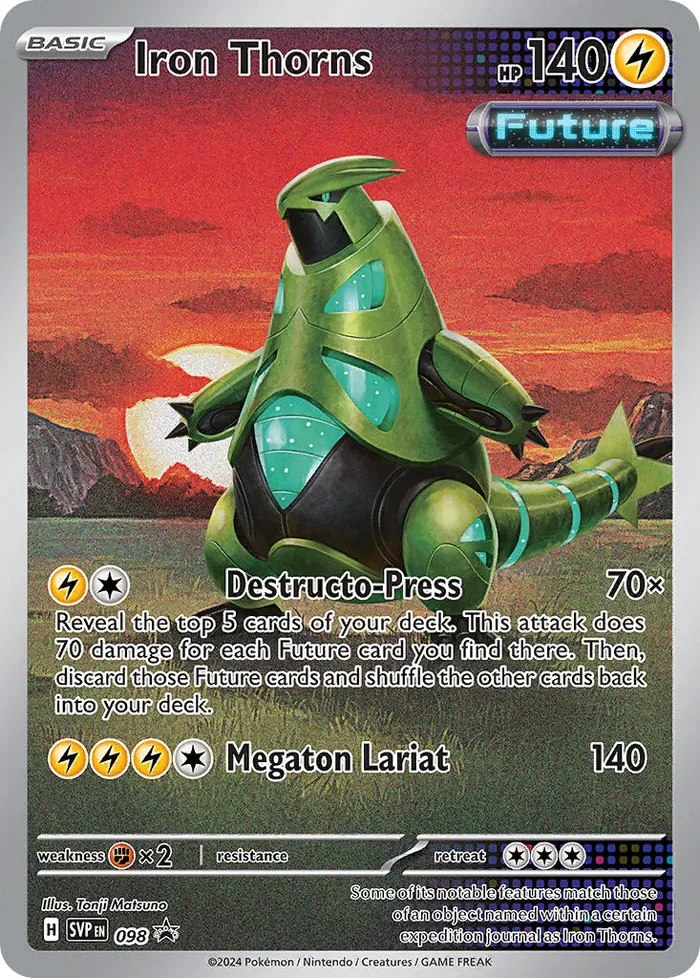 Carte Épine-de-Fer — SV Black Star Promos