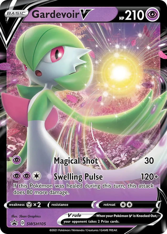 Carte Gardevoir V — SWSH Black Star Promos
