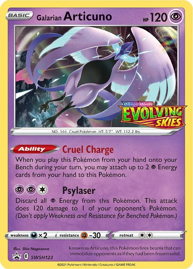 Carte Artikodin de Galar — SWSH Black Star Promos