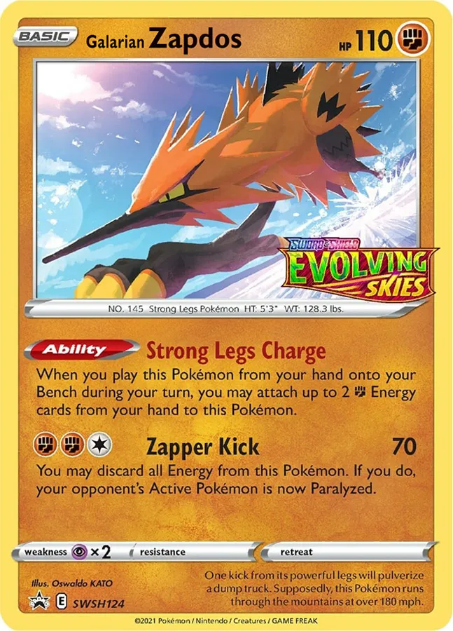Carte Électhor de Galar — SWSH Black Star Promos