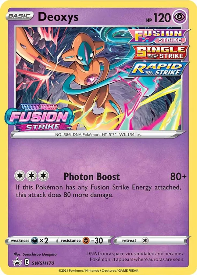 Carte Deoxys — SWSH Black Star Promos