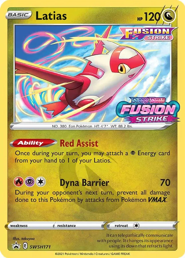 Carte Latias — SWSH Black Star Promos