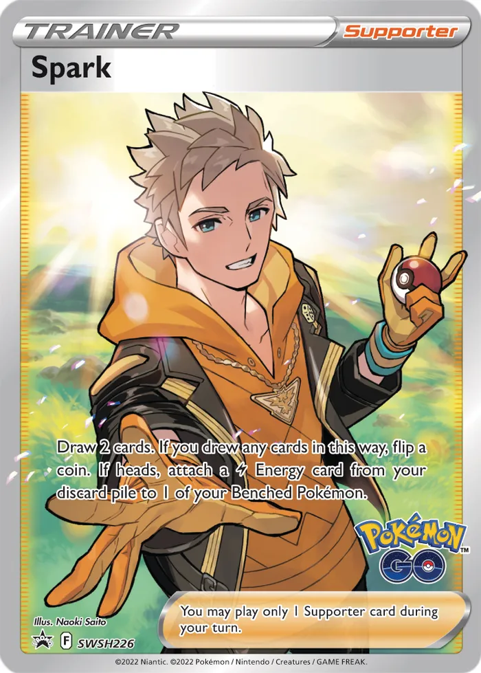 Carte Capitaine d'équipe Spark — SWSH Black Star Promos