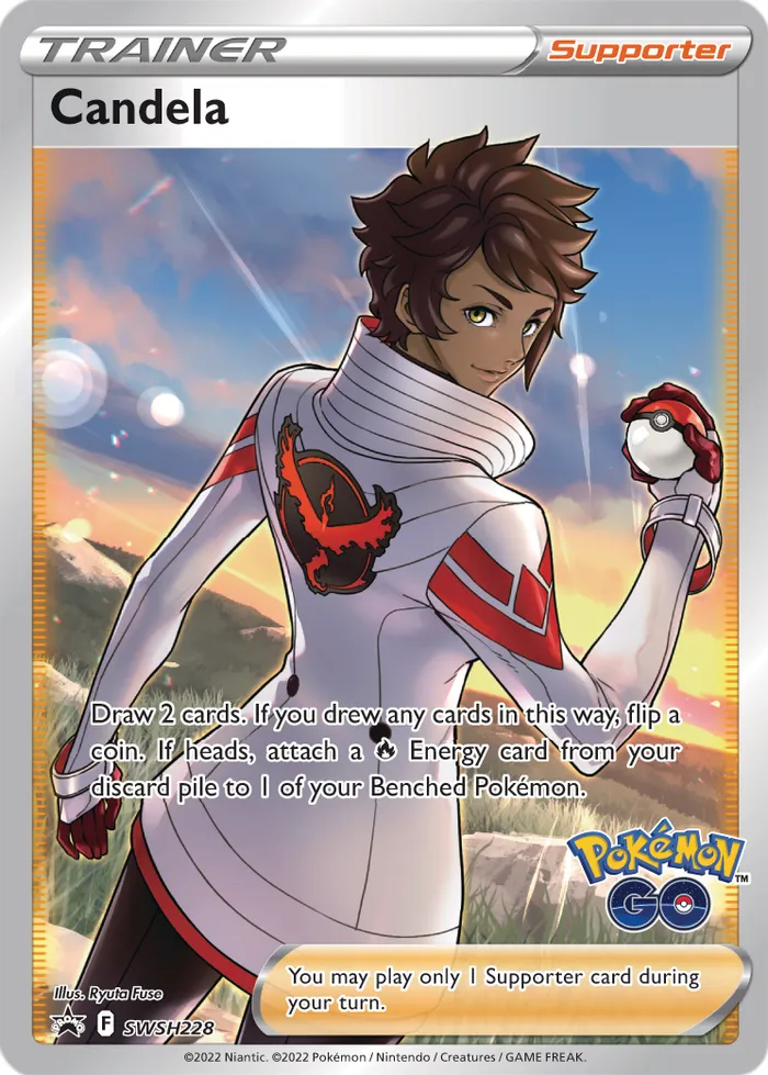 Carte Capitaine d'équipe Candela — SWSH Black Star Promos