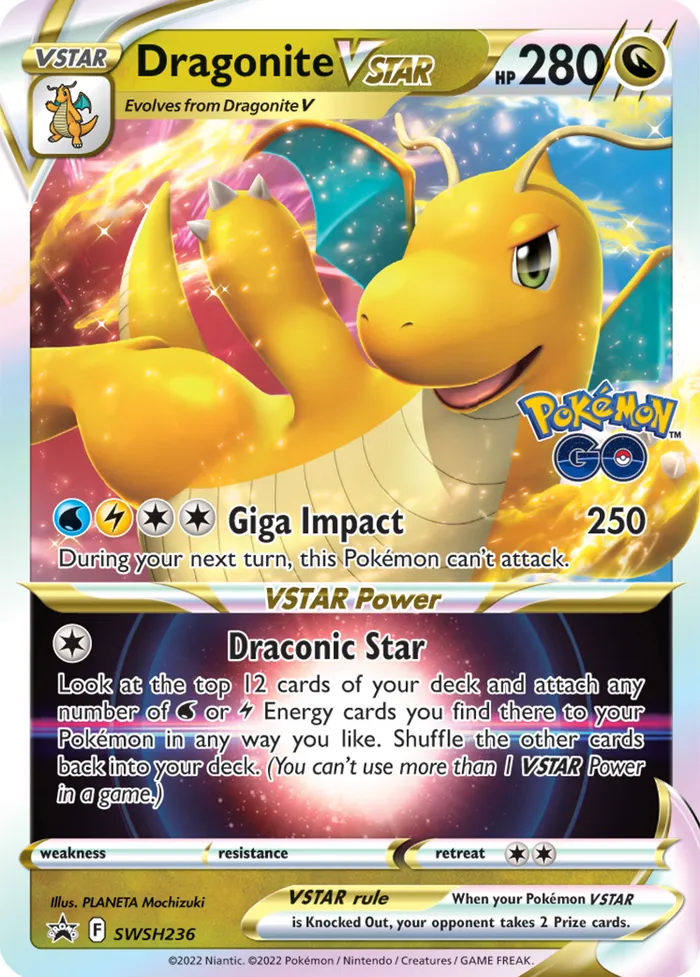 Carte Dracolosse VSTAR — SWSH Black Star Promos
