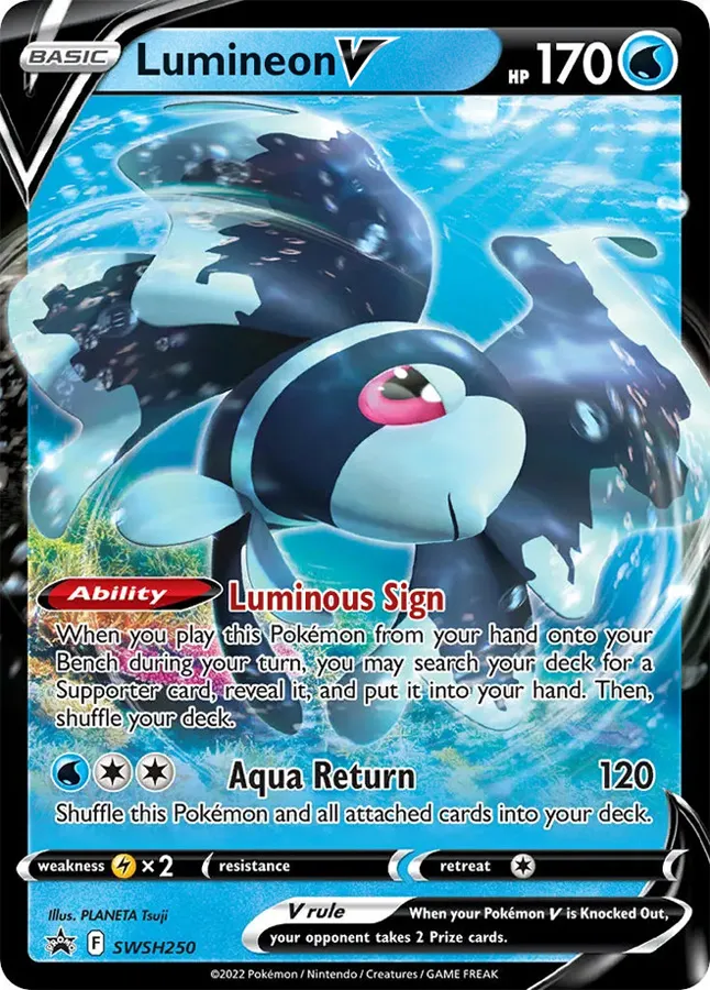 Carte Luminéon V — SWSH Black Star Promos