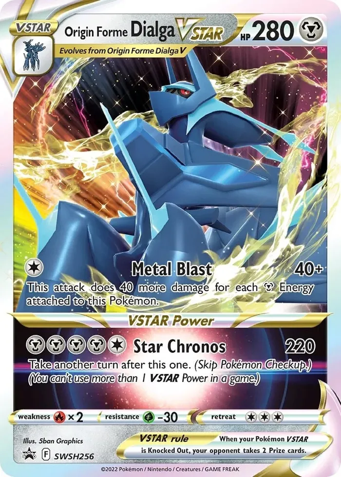 Carte Dialga Originel VSTAR — SWSH Black Star Promos
