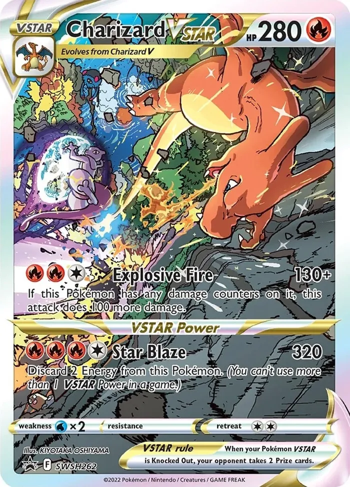 Carte Dracaufeu VSTAR — SWSH Black Star Promos