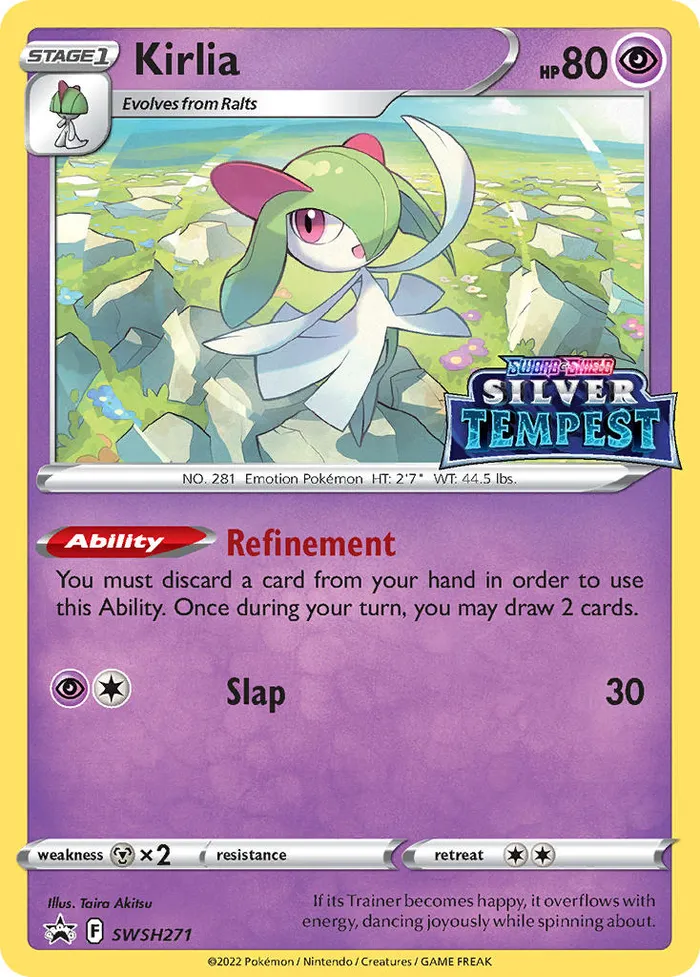 Carte Kirlia — SWSH Black Star Promos