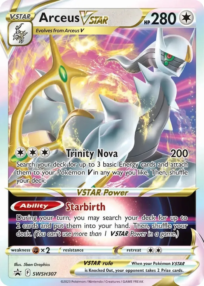 Carte Arceus VSTAR — SWSH Black Star Promos