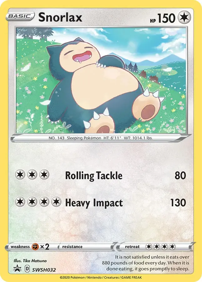 Carte Ronflex — SWSH Black Star Promos